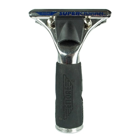 Ettore Stainless Steel with Rubber Grip Super Channel Squeegee Handle 13930